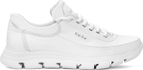 D25Ya-3395 Kadın Hakiki Deri Casual Ayakkabı Beyaz