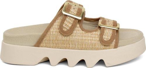 Zeyn 7978T Kadın Düz Terlik Bej