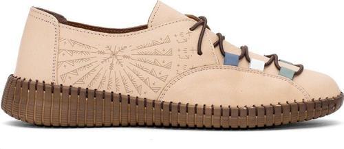 24370001Y Kadın Hakiki Deri Casual Ayakkabı Bej