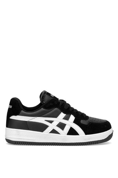 E-3082 Garson Casual Klasik Sneaker Siyah - Beyaz
