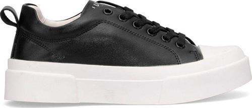 121230038 Mia Kadın Hakiki Deri Klasik Sneaker Siyah