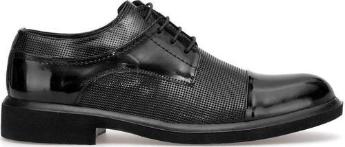 Elit Slgvf030R Erkek Hakiki Deri Klasik Ayakkabı Siyah