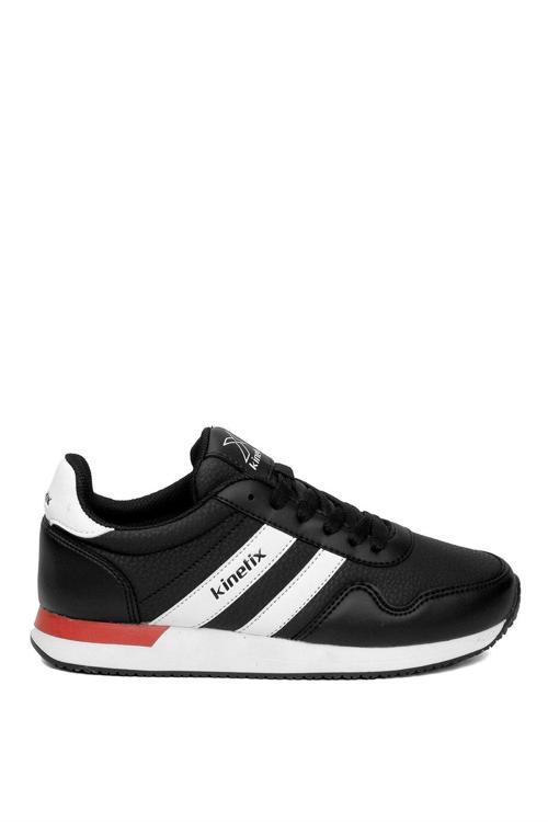101781463 4W Piero Pu W 4Pr Kadın Klasik Sneaker Siyah - Beyaz