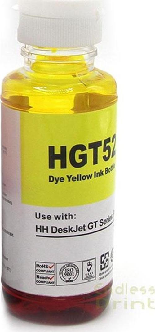 Mürekkep-Hp GT52XL Sarı Refill İnk.-90ml