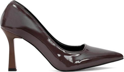 Elit Mst1383R Kadın Stiletto Kahverengi