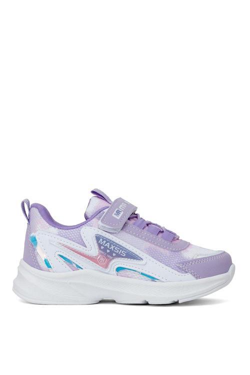 Elit Asmax513 Filet Kız Çocuk Klasik Sneaker Beyaz - Lila