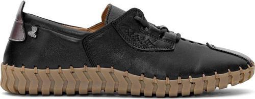 2010724Y Kadın Hakiki Deri Casual Ayakkabı Siyah