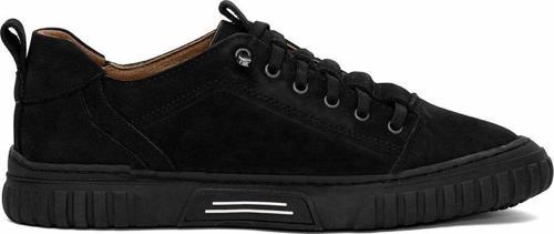 Elit Mzv6001N Erkek Hakiki Nubuk Deri Casual Ayakkabı Siyah