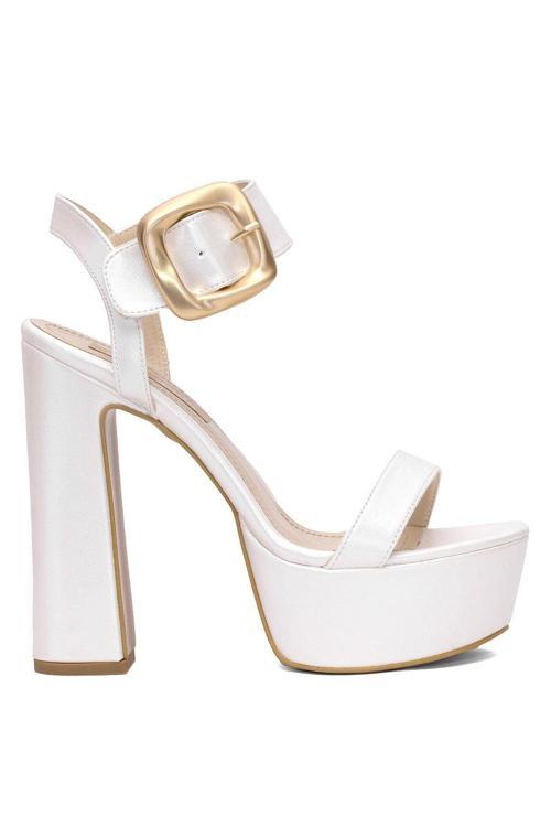 Elit Pm08 K2050-1C Kadın Platform Ayakkabı Sedef