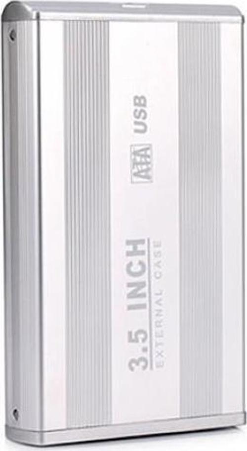 HY-HDC33 3,5" Usb 3.0 Sata Silver Harddisk Kutusu