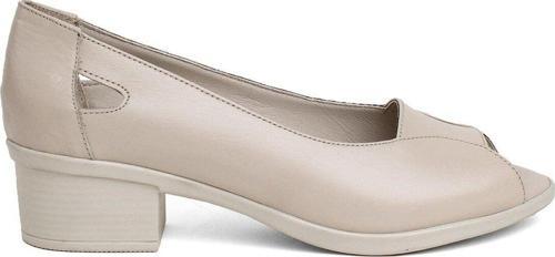 Elit Sis1005 Kadın Klasik Topuklu Ayakkabı Bej