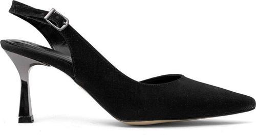 Elit Pm439 K370T Kadın Klasik Topuklu Ayakkabı Siyah