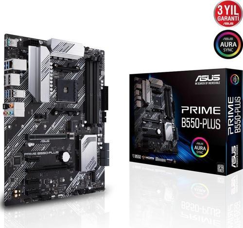 Prime B550-Plus AMD AM4 3.Nesil DDR4 DP HDMI Anakart