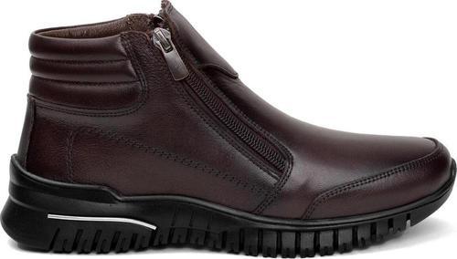 9401 Kadın Hakiki Deri Comfort Düz Bot Kahverengi