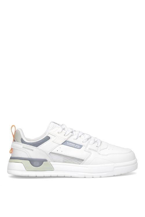 101 25205 M Soprano Erkek Klasik Sneaker Beyaz - Turuncu