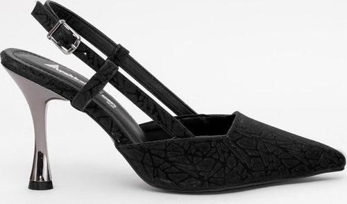 Elit Mst1301T Kadın Klasik Topuklu Ayakkabı Siyah