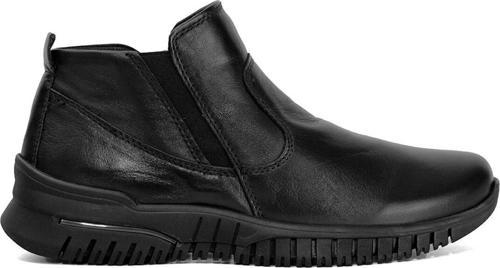 D24Kb-4275 Kadın Hakiki Deri Düz Bot Siyah