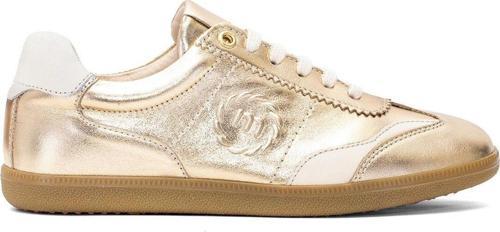 D25Ya-550 Kadın Hakiki Deri Klasik Sneaker Altın