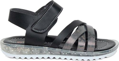 Şa P K 011 Patik Kız Çocuk Düz Sandalet Siyah