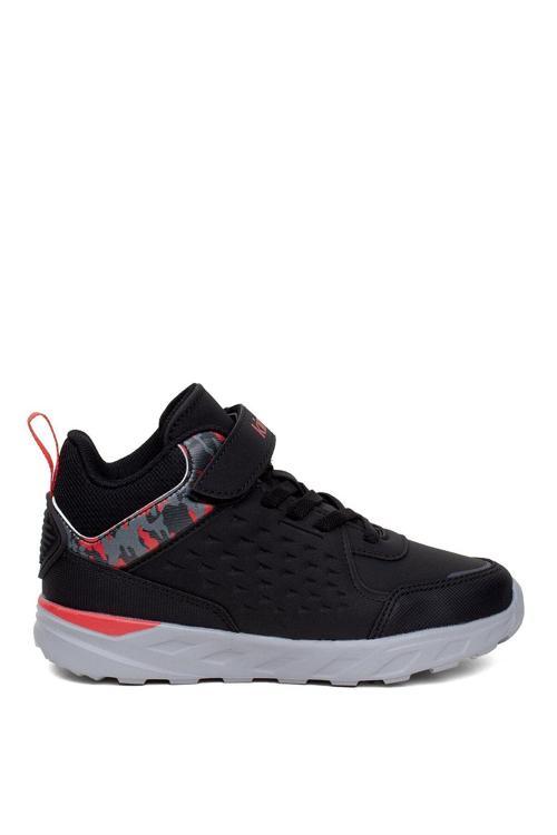 101814022 4W Tratto Hi F 4Pr Filet Erkek Çocuk Outdoor Hi Ayakkabı Siyah - Kırmızı