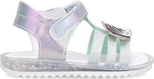 Elit Şa-B-034-25Y Bebe Kız Çocuk Düz Sandalet Yeşil