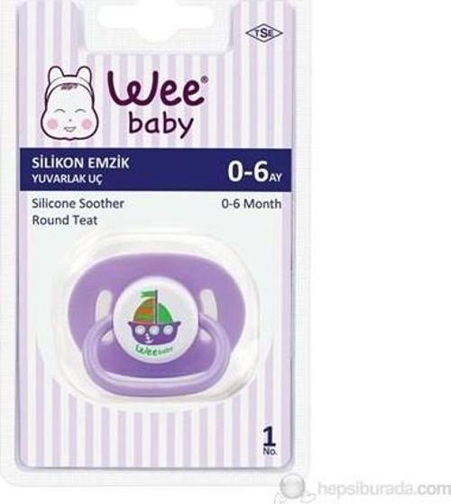 Silikon Kiraz Uçlu Oval Gövdeli Emzik (Askılı) 3'lü