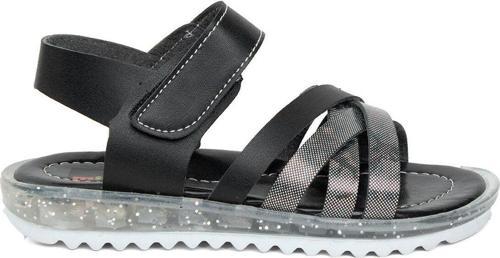 Şa F K 011 Filet Kız Çocuk Düz Sandalet Siyah