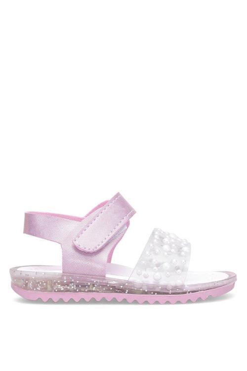 Elit Şa-B-036-25Y Bebe Kız Çocuk Düz Sandalet Pembe