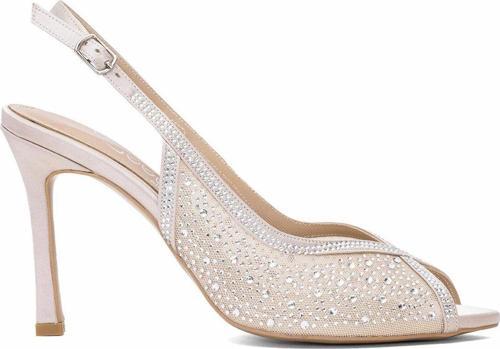 25By60.5752 Kadın Klasik Topuklu Ayakkabı Bej