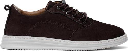 Elit Slgld478N Erkek Hakiki Deri Casual Ayakkabı Kahverengi