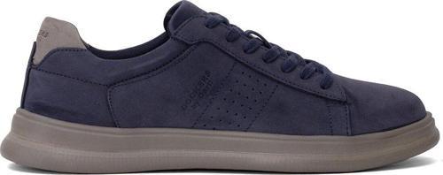 101946008 5M 238530N 5Fx Erkek Hakiki Deri Yürüyüş Ayakkabısı Mavi