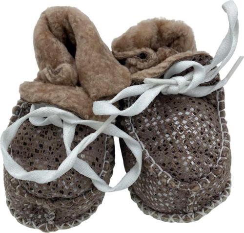 Baby Kürklü Deri Soft Bebek Ayakkabası 4070