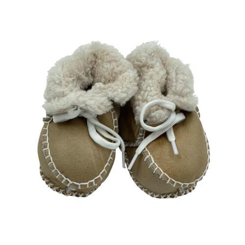 Baby Kürklü Deri Soft Bebek Ayakkabası 4070