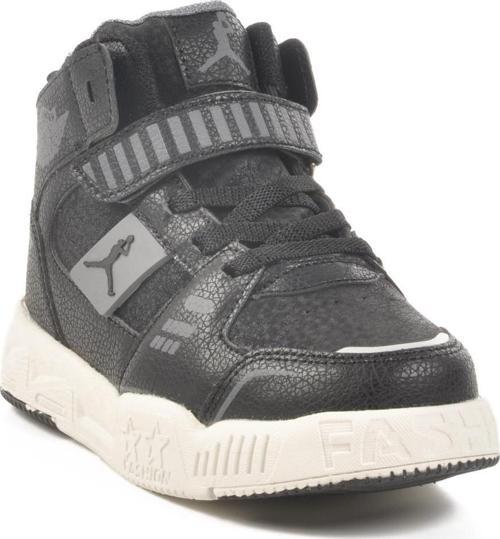 King Uzun P Siyah Çocuk Mevsimlik Sneaker