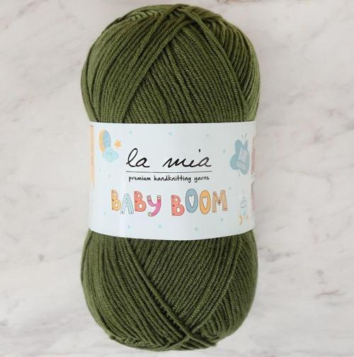 La Mia Baby Boom Asker Yeşili El Örgü İpi - 410 - 34458