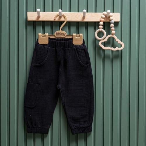 Müslin Theme Kargo Cepli Pantolon 26118