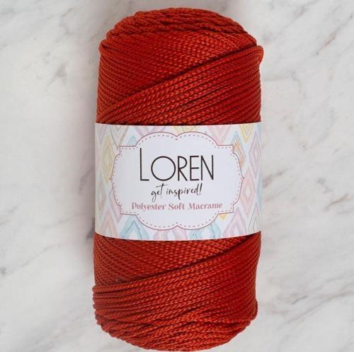  Polyester Soft Macrame Tarçın El Örgü İpi - LM012 - 34431