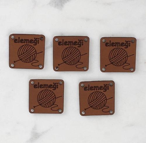 Crafts Elemeği Deri Arma 5 Adet - 1585