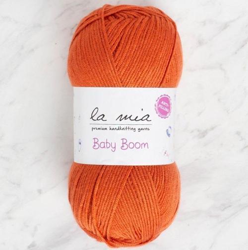 La Mia Baby Boom Kiremit Rengi El Örgü İpi - 1210 - 34130
