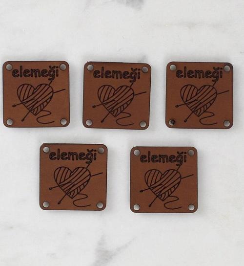 Crafts Elemeği Deri Arma 5 Adet - 1566