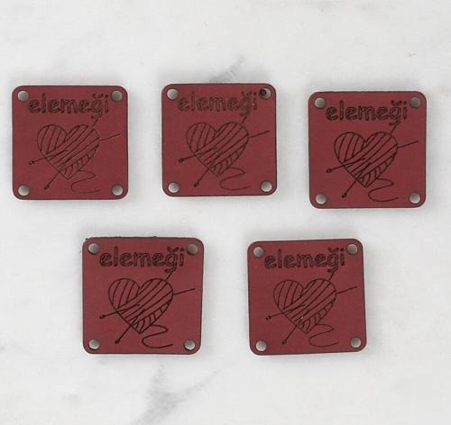  Crafts Elemeği Deri Arma 5 Adet - 1570