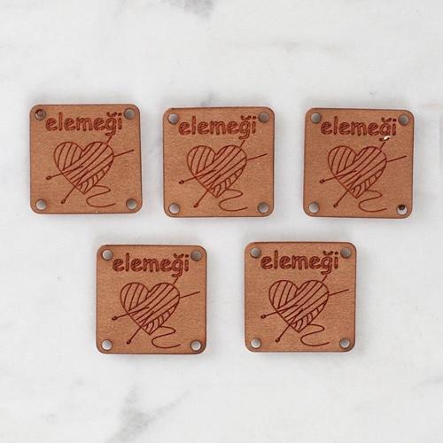  Crafts Elemeği Deri Arma 5 Adet - 1571
