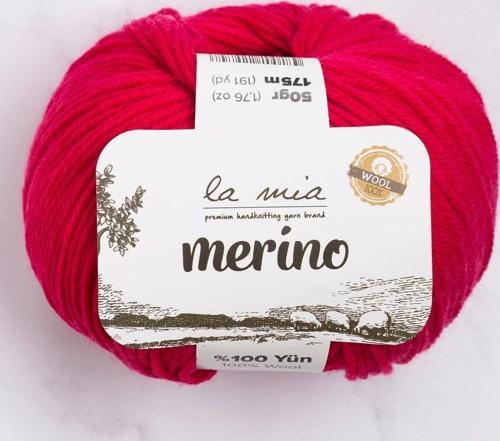 La Mia Merino Fuşya El Örgü İpi - L058 - 33787