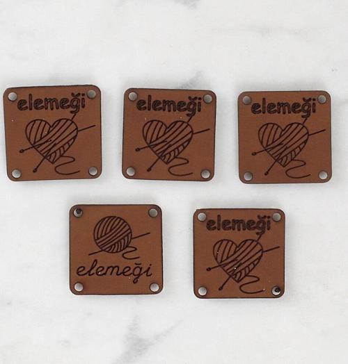 Crafts Elemeği Deri Arma 5 Adet - 1588