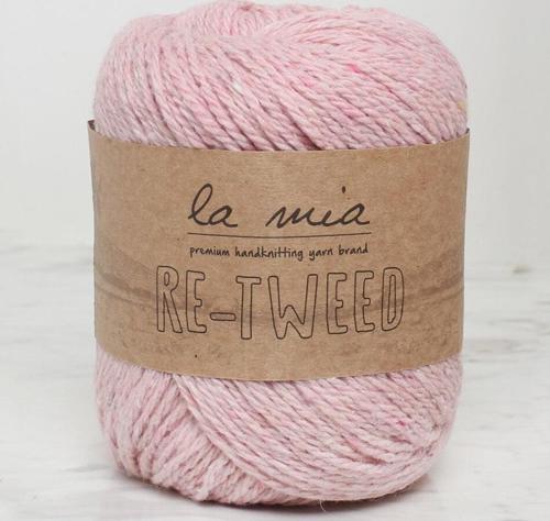 La Mia Re-Tweed Açık Pembe Melanj El Örgü İpi - L101 - 34414