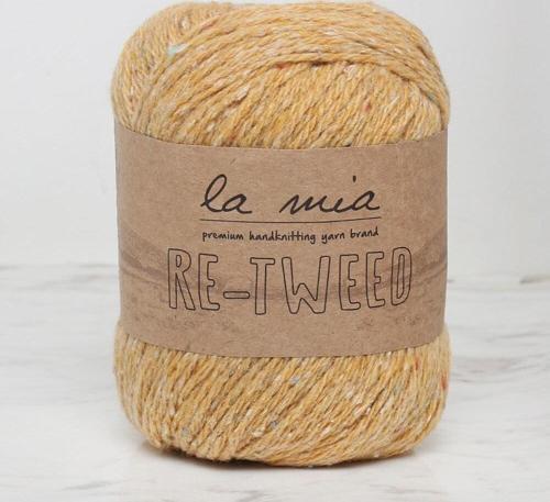La Mia Re-Tweed Sarı Melanj El Örgü İpi - L124 - 34413