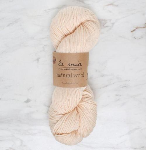 La Mia Natural Wool Krem El Örgü İpi - L289 - 34394