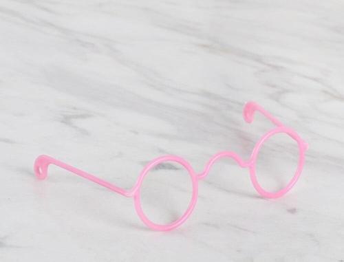  Plastik Amigurumi Gözlük Pembe