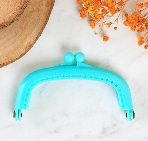  Plastik Cüzdan Klipsi-Bebe Yeşil