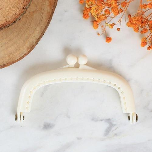 Plastik Cüzdan Klipsi-Beyaz